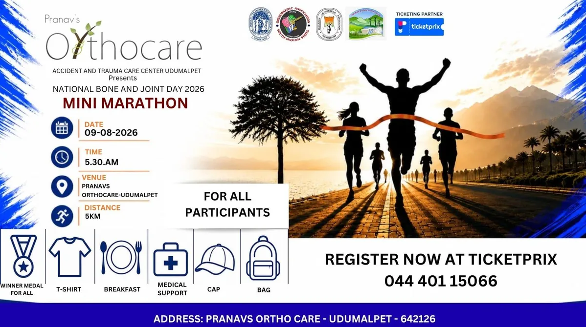 PRANAV'S ORTHOCARE PRESENTS MINI MARATHON - 5K Run